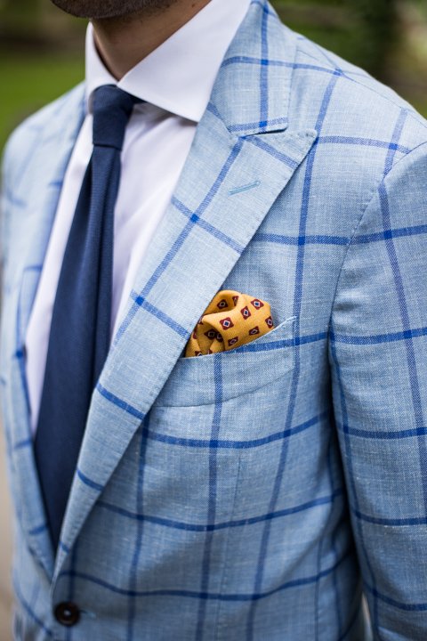 Navy tie and Summer blazer | bubibubi.eu