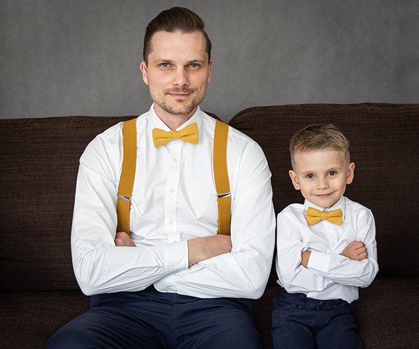 DAD AND SON BOW TIES